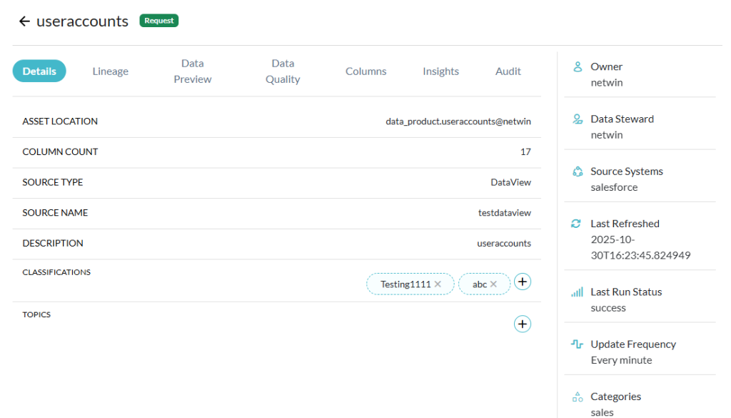 data products in Datazenx