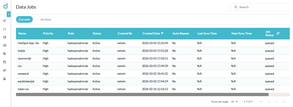 Datajobs in DatazenX